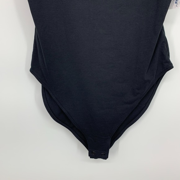 Old Navy Bodysuit Black Square Neck Sleeveless Tank NWT - Picture 6 of 11